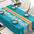 Handmade Embroidered Tablecloth – Unique Decorative Cover for Dining Table 2