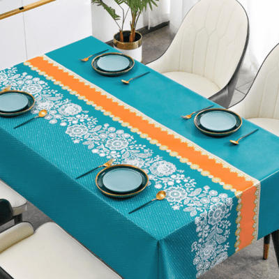 Handmade Embroidered Tablecloth – Unique Decorative Cover for Dining Table 2