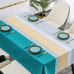 Handmade Embroidered Tablecloth – Unique Decorative Cover for Dining Table 4