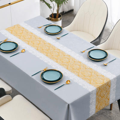 Handmade Embroidered Tablecloth – Unique Decorative Cover for Dining Table 8