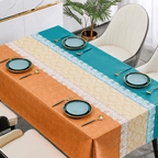 Handmade Embroidered Tablecloth – Unique Decorative Cover for Dining Table 3