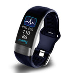 Health Smartwatch – Comprehensive Health & Fitness Tracking-Unique Casa-Blue-Silicon-Unique Casa