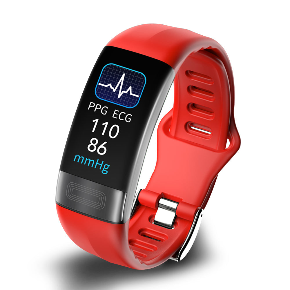 Health Smartwatch – Comprehensive Health & Fitness Tracking-Unique Casa-Red-Silicon-Unique Casa