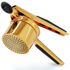 Heavy-Duty Potato Masher for Smooth and Fluffy Results-Potato Masher-Unique Casa-Gold-Hard disk-Unique Casa