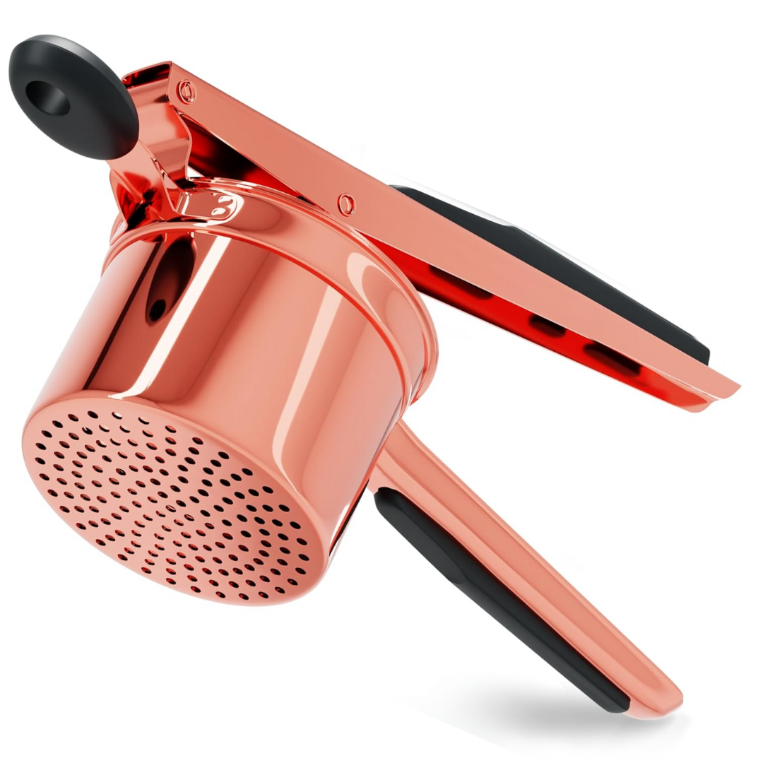 Heavy-Duty Potato Masher for Smooth and Fluffy Results-Potato Masher-Unique Casa-Rose gold-Hard disk-Unique Casa