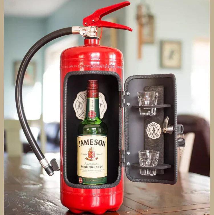 Hidden Fire Extinguisher Mini Bar – Discreet Bottle Storage for Home and Office-Mini Bar-Unique Casa-Unique Casa