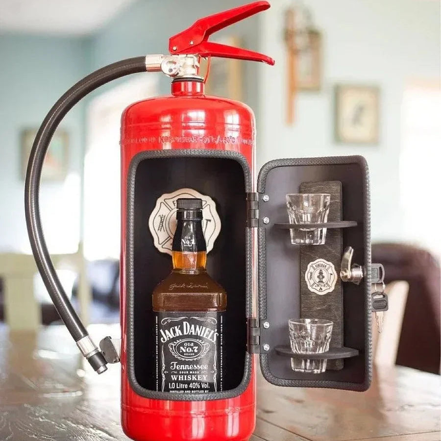Hidden Fire Extinguisher Mini Bar – Discreet Bottle Storage for Home and Office-Mini Bar-Unique Casa-Unique Casa