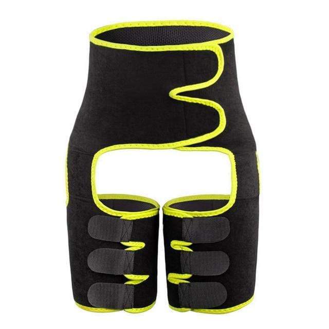 Pain Relief Thigh Band Compression Bandage Adjustable Support For Muscle Recovery-Knee Brace-Unique Casa-Yellow-S/M-Unique Casa