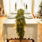 Christmas Cedar Garland – Festive Natural Elegance for Your Home-Christmas Wreaths-Unique Casa-Unique Casa