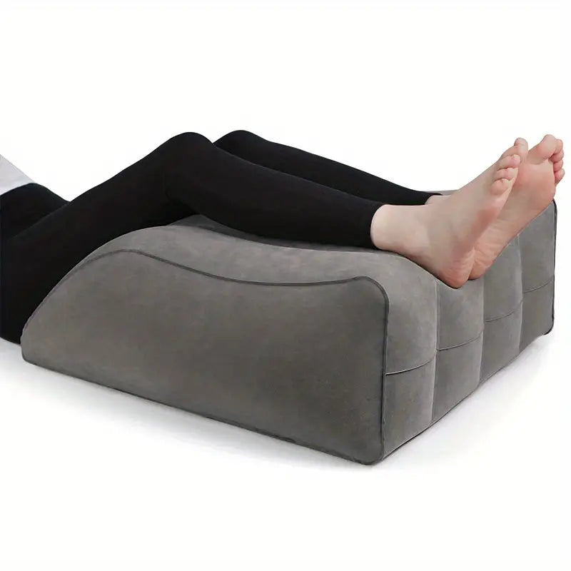 Inflatable Leg Support Pillow – Adjustable Comfort For Circulation And Relaxation