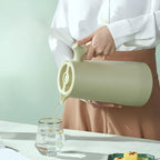 Insulated Carafe with Wooden Handle – Perfect for Hot and Cold Drinks 2