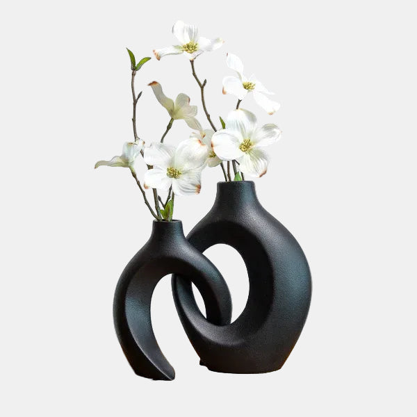 Intertwined Flower Vase - Elegant Decorative Vase for Home Centerpiece 0