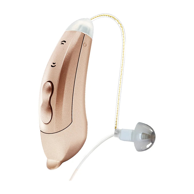 Invisible Bluetooth BTE Hearing Aids with Smart App Control-BTE Hearing Aids-Unique Casa-Right-Champagne-Unique Casa