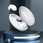Invisible Wireless Bluetooth Headphones – Ultra-Compact, Noise-Free, and Powerful-Bluetooth earbuds-Unique Casa-White-Unique Casa