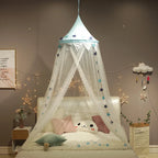 Kids Bed Canopy With Pom Pom Detail-Baby & Children-Unique Casa-Unique Casa