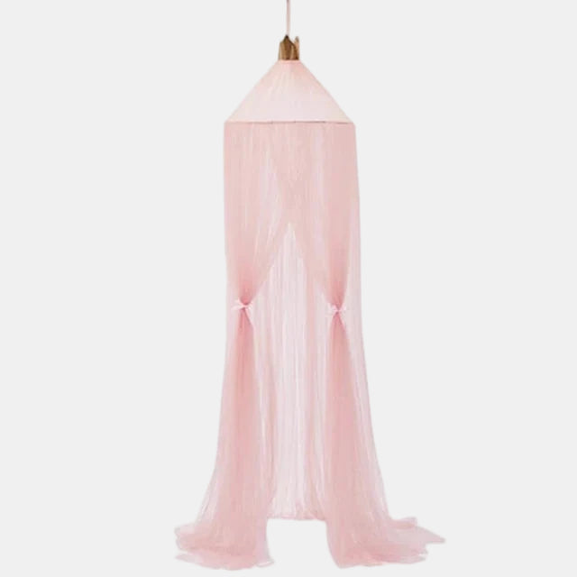 Kids Bed Canopy with Star Decoration -Baby & Children-Unique Casa-Pink-Unique Casa