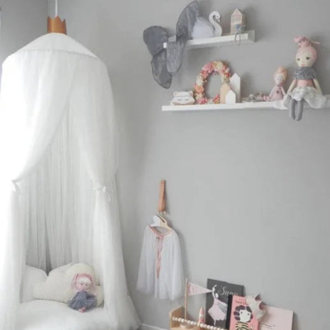 Kids Bed Canopy with Star Decoration -Baby & Children-Unique Casa-Unique Casa