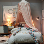 Kids Bed Canopy With Tassel & Frill Design-Baby & Children-Unique Casa-Unique Casa