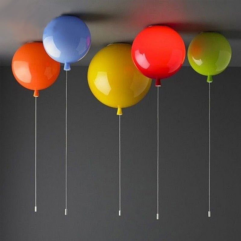 Kids Colorful Balloons Ceiling Light – Modern Whimsical Lamp for Children’s Room