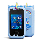 Kids Educational Smartphone Toy – Fun, Learning & Creativity in One-Toys-Unique Casa-Unicorn - Blue-Unique Casa