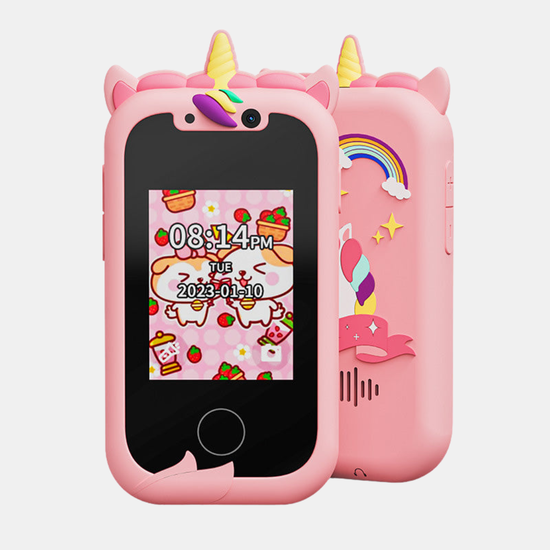Kids Educational Smartphone Toy – Fun, Learning & Creativity in One-Toys-Unique Casa-Unicorn - Pink-Unique Casa