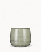 Large Light Grey Metal Plant Pot – Ø37 cm Modern Industrial Style-Plant Pot-Default-Unique Casa