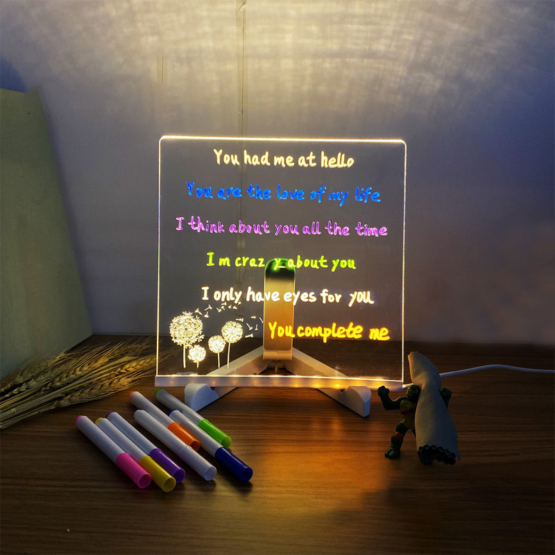 LED Board Note with Colors – Light Up Your Messages-Unique Casa-Unique Casa