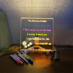 LED Board Note with Colors – Light Up Your Messages-Unique Casa-Unique Casa