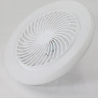 Low Profile White Ceiling Fan Light with Dimmable LED for Modern Rooms 1