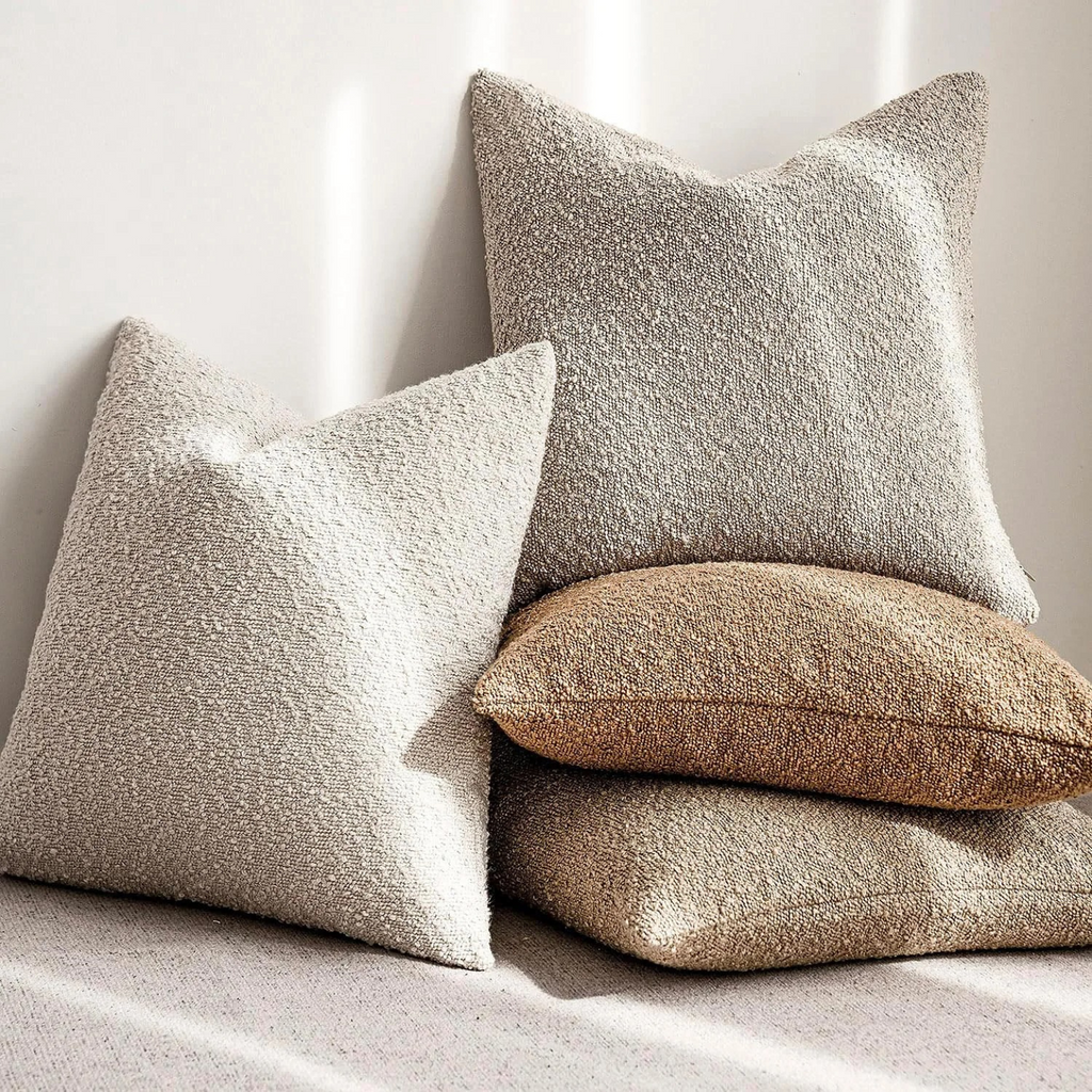 Luxe Bouclé Cushion Cover 45x45 cm – Timeless Comfort & Style-Cushion Cover-Unique Casa