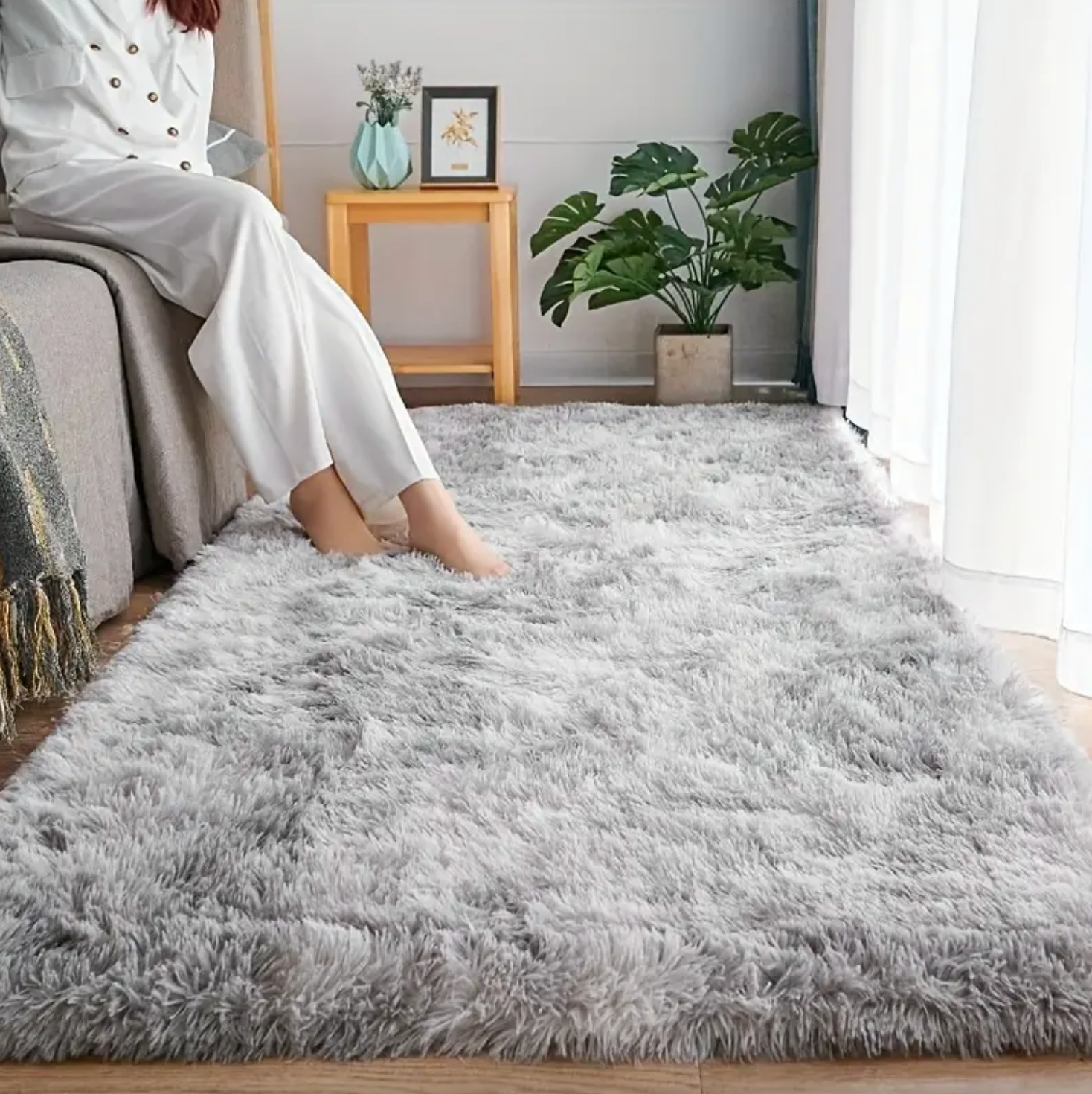 Luxury Fluffy Rug For Modern Homes – Soft, Stylish And Cozy Floor Covering