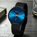 Luxury Quartz Watch | Timeless Elegance for Every Occasion-Watches-Unique Casa-Black Blue Rose-Unique Casa