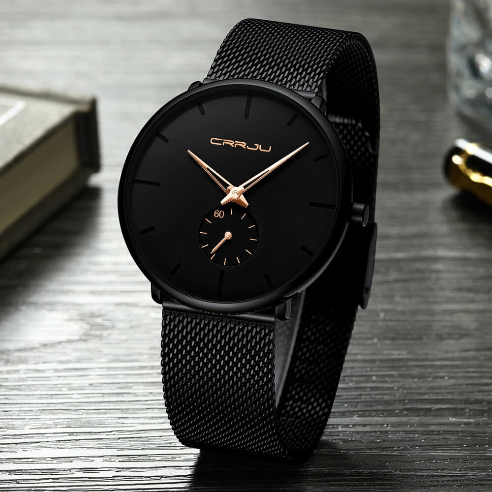 Luxury Quartz Watch | Timeless Elegance for Every Occasion-Watches-Unique Casa-Black Rose-Unique Casa