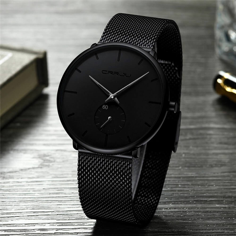 Luxury Quartz Watch | Timeless Elegance for Every Occasion-Watches-Unique Casa-Black-Unique Casa