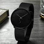 Luxury Quartz Watch | Timeless Elegance for Every Occasion-Watches-Unique Casa-Black-Unique Casa
