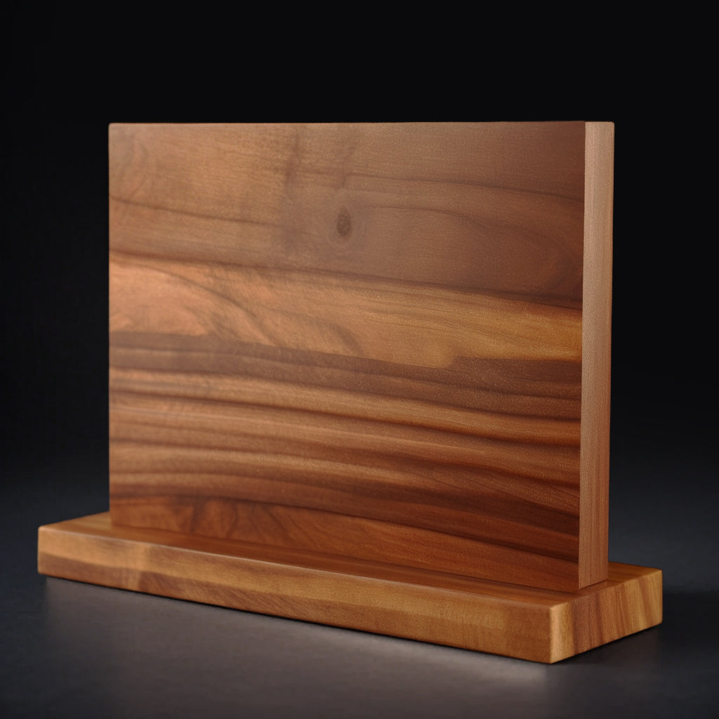 Magnetic Knife Holder Stand in Ash Wood – Elegant Wall-Mounted Organizer 5