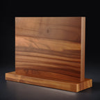 Magnetic Knife Holder Stand in Ash Wood – Elegant Wall-Mounted Organizer 5