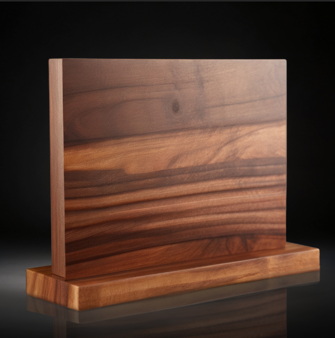 Magnetic Knife Holder Stand in Ash Wood – Elegant Wall-Mounted Organizer 6