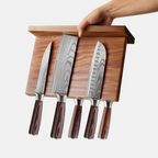 Magnetic Knife Holder Stand in Ash Wood – Elegant Wall-Mounted Organizer-Kitchen Storage & Organization-Unique Casa-Unique Casa