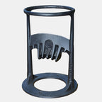 Manual Firewood Splitter - Ergonomic Steel Log Wood Splitter for Safe Use 0