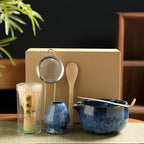 Matcha Tea Set – 6-Piece Accessories for Traditional Preparation-Unique Casa-Blue-Unique Casa