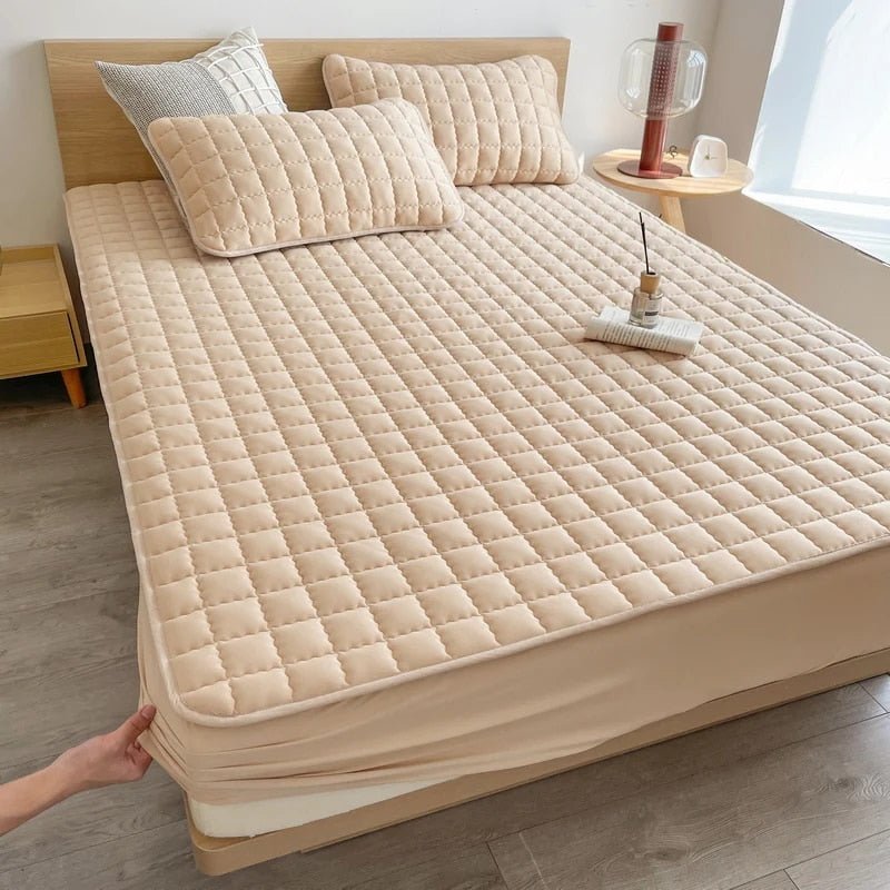 Luxurious Hypoallergenic Mattress Bed Cover – Soft, Breathable Protection for a Healthy Sleep Environment-Bed Sheet Set-Unique Casa-Unique Casa