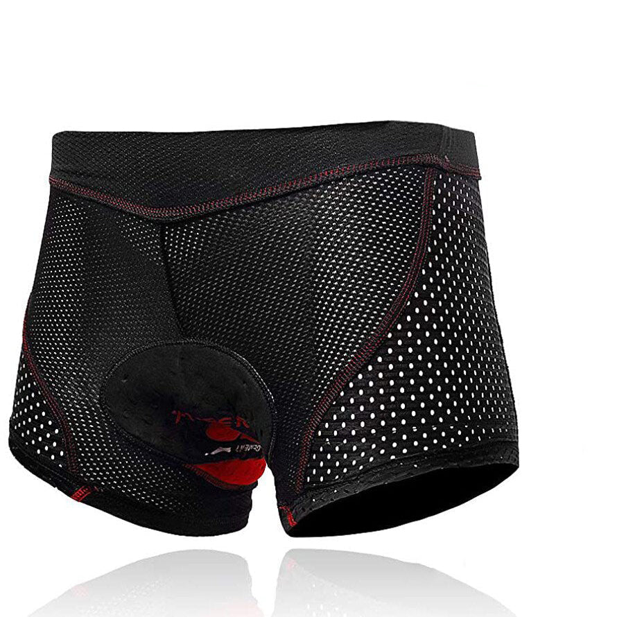 Men’s 5D Gel Padded Cycling Shorts – Breathable Mesh Shorts for Long Rides-Clothes for Men-Unique Casa-Unique Casa