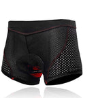 Men’s 5D Gel Padded Cycling Shorts – Breathable Mesh Shorts for Long Rides-Clothes for Men-Unique Casa-Unique Casa