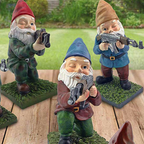 Military Garden Gnome in Camouflage – Durable Outdoor Decor for Garden 4