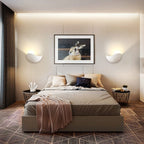 Minimalist Half-Round LED Wall Light – Modern Indoor Lamp for Bedroom and Living Room-Wall Lights-Unique Casa-Unique Casa