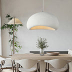 Minimalist Kitchen Pendant Lighting – Adjustable Fiberglass Fixture for Modern Spaces 1