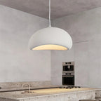 Minimalist Kitchen Pendant Lighting – Adjustable Fiberglass Fixture for Modern Spaces 2