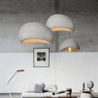 Minimalist Kitchen Pendant Lighting – Adjustable Fiberglass Fixture for Modern Spaces 3