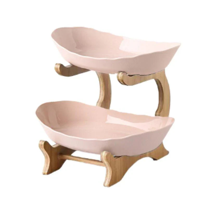 Modern Bamboo Fruit Basket – Multi-Tier Kitchen Storage Organizer-Tableware & Dining Accessories-Unique Casa-Unique Casa